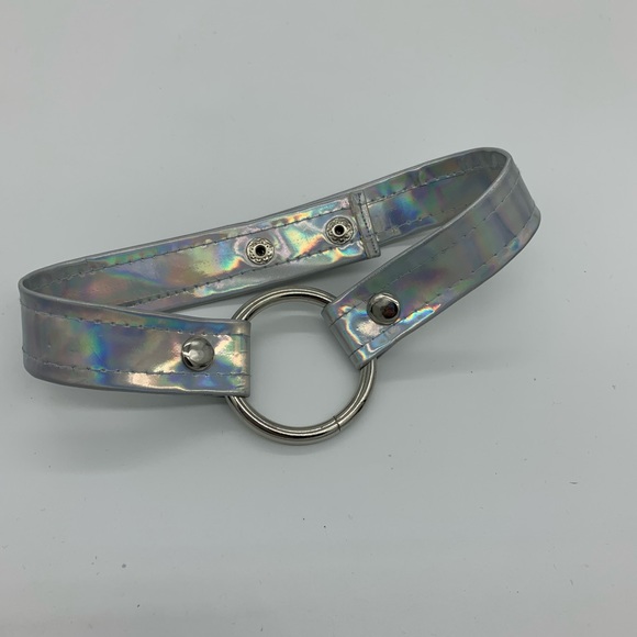 Hot Topic Jewelry - Holographic O-ring choker